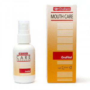 DIAFARM ORAFITAL sprejs mutes higiēnai un zobu balināšanai suņiem 50ml